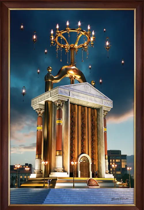 “La Fábrica” – Suárez Tuma, digital work printed on canvas