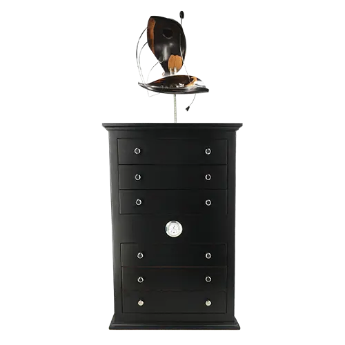 Wood and marble humidor