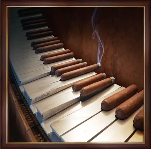 [266365] “Puro Piano” – Suárez Tuma, obra digital impresa en lienzo